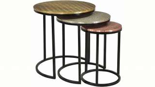 SIT Beistelltisch »This&That« (Set), mit Metalloberflächen