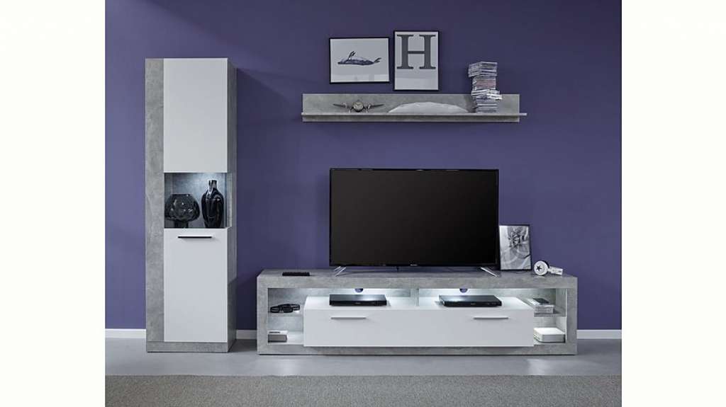 trendteam Wohnwand »Rock«, (Set, 3-tlg)