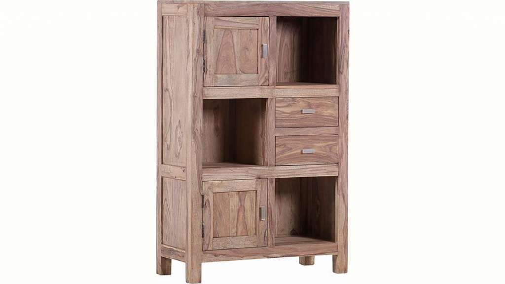 Gutmann Factory Highboard »Inka«, aus massivem Sheesham Holz, Höhe 140 cm