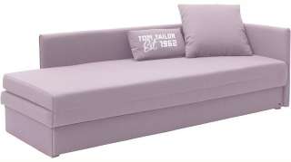 TOM TAILOR Schlafsofa »GUEST«, mit 2 Kissen, Lehne wahlweise links oder rechts