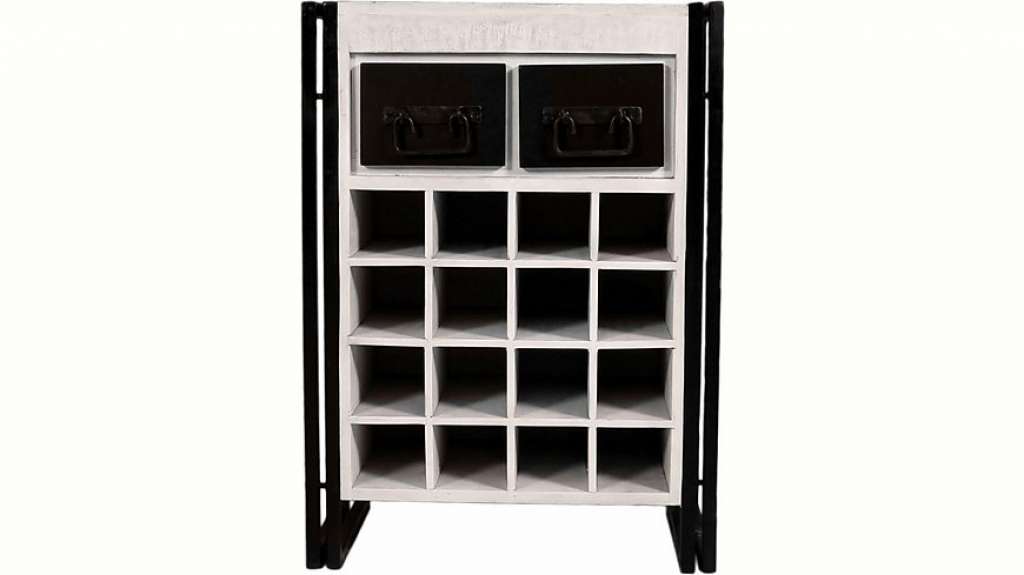 SIT Weinregal »White Panama« im Used Look, Breite 58 cm