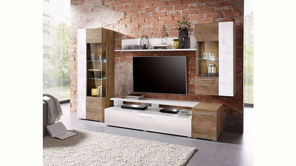 TRENDMANUFAKTUR Wohnwand »Yvonne«, (Set, 5-tlg)