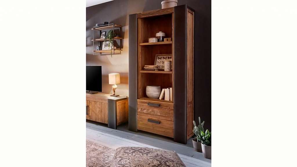 SIT Regal »Croco« aus recyceltem Teak, Höhe 202 cm