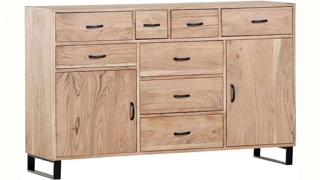 Gutmann Factory Sideboard »Georgia«, aus massivem Akazienholz, Breite 140 cm