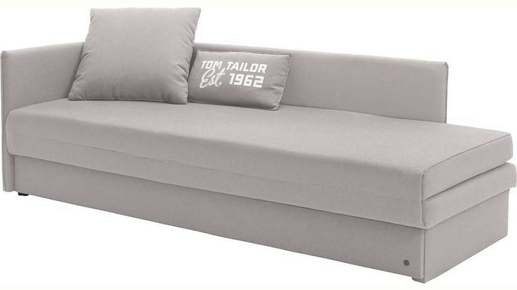 TOM TAILOR Schlafsofa »GUEST«, mit 2 Kissen, Lehne wahlweise links oder rechts