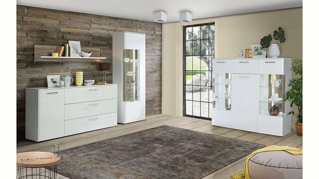 FORTE Highboard »BABILA«, Breite 159,6 cm