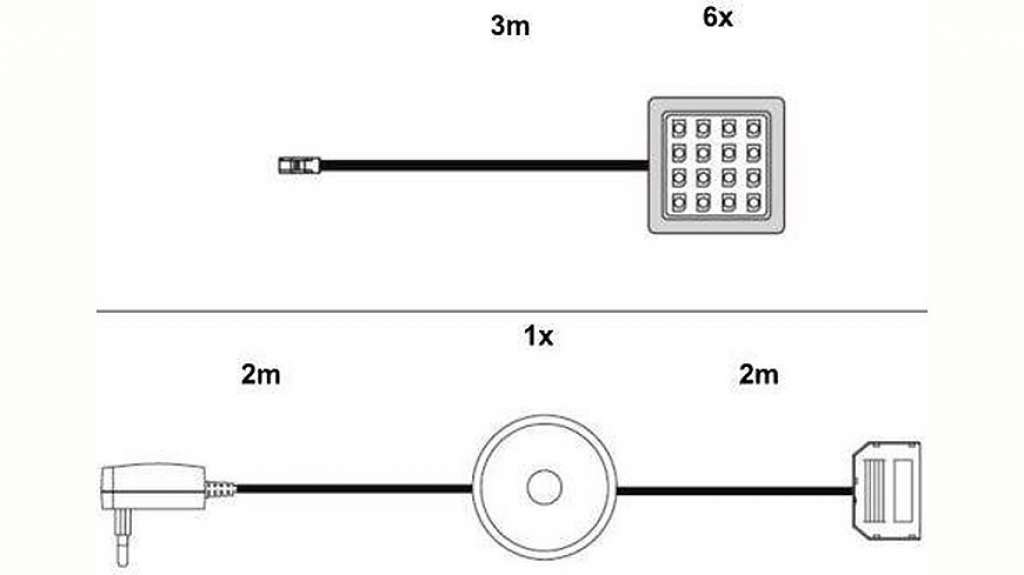 trendteam LED-Unterbauspots, (HLT), 1100-742-00, Energieeffizienz: A+