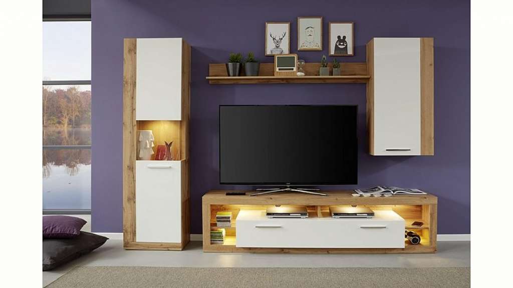 trendteam Wohnwand »Rock«, (Set, 4-tlg)