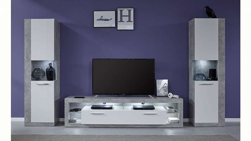 trendteam Wohnwand »Rock«, (Set, 3-tlg)