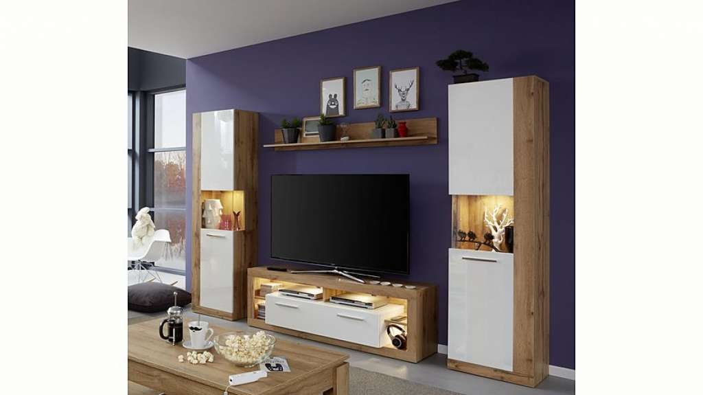 trendteam Wohnwand »Rock«, (Set, 4-tlg)