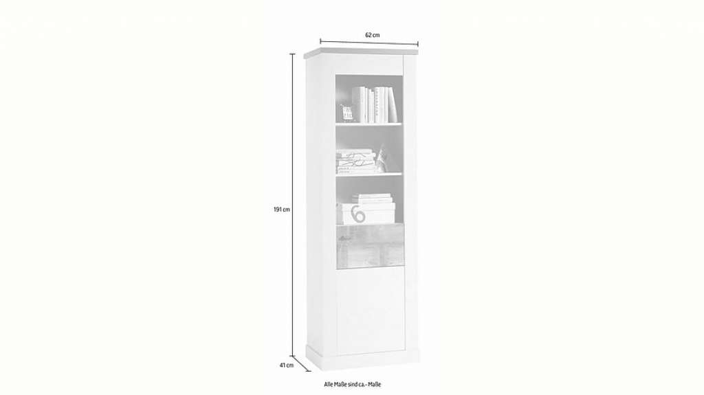 Vitrine, »Marlin /1H « Höhe 191 cm