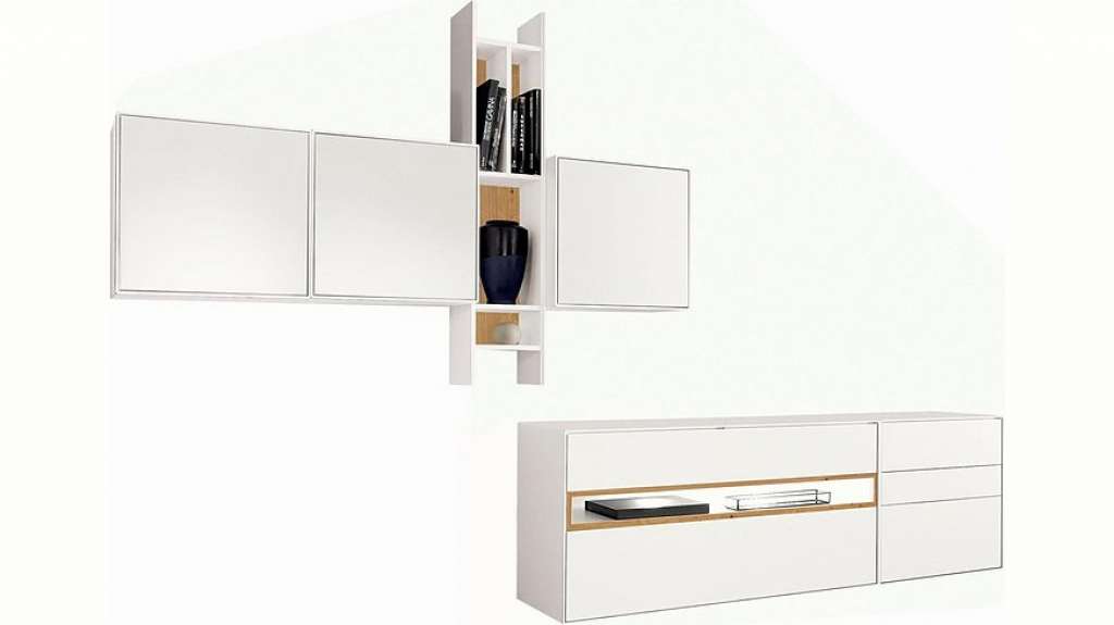 now! by hülsta Wohnwand »now! easy«, (Set, 6-tlg), mit Media-Lowboard