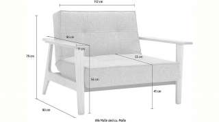 INNOVATION™ Sessel »Splitback«, mit Frej Arm, in Eiche, in skandinavischen Design