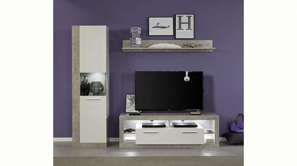 trendteam Wohnwand »Rock«, (Set, 3-tlg)