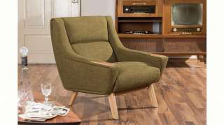Max Winzer® Sessel »Heddy«, mit Ablagen aus Holz