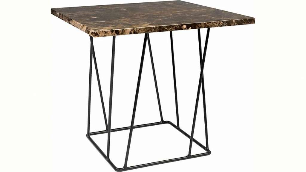 TemaHome Beistelltisch »Helix«, aus Marmor, wahlweise mit Gestell aus schwarzem oder grünem Metall
