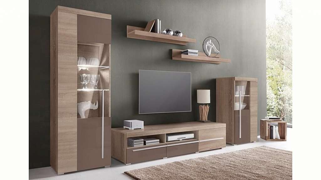 TRENDMANUFAKTUR Wohnwand, (Set, 5-tlg)