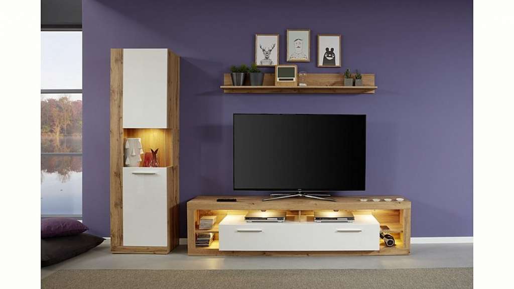 trendteam Wohnwand »Rock«, (Set, 3-tlg)