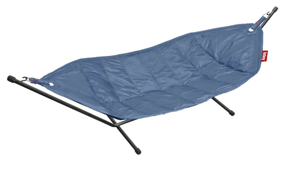 Fat boy - Headdemock Hängematte mit Gestell - Jeans light blue - outdoor