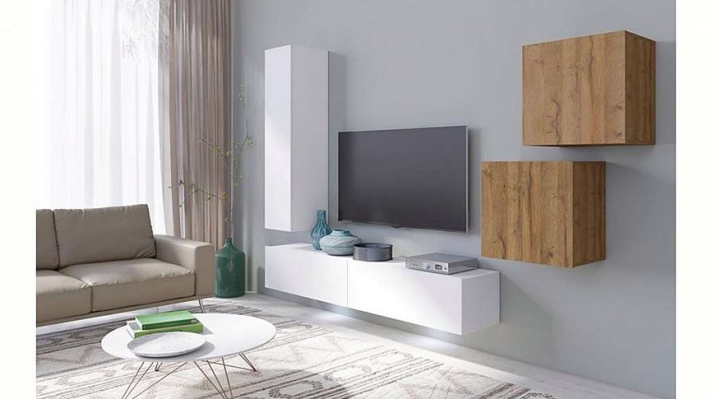 TRENDMANUFAKTUR Wohnwand »Vento«, (Set, 5-tlg)