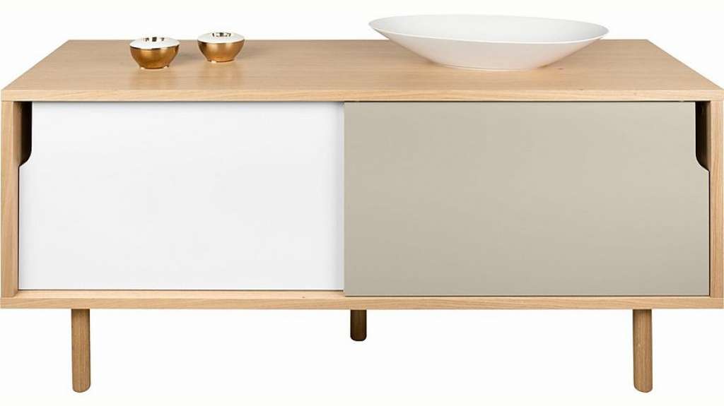 TemaHome Sideboard »Dann« mit zwei Schiebetüren, Breite 135 cm