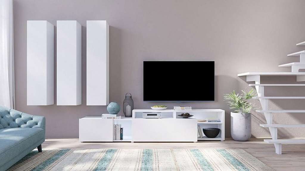 TRENDMANUFAKTUR Wohnwand »Vento«, (Set, 4-tlg)