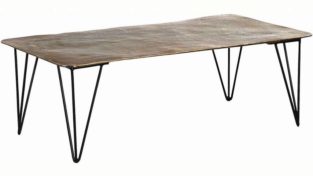 Gutmann Factory Couchtisch, mit rechteckiger Tischplatte aus Aluminium