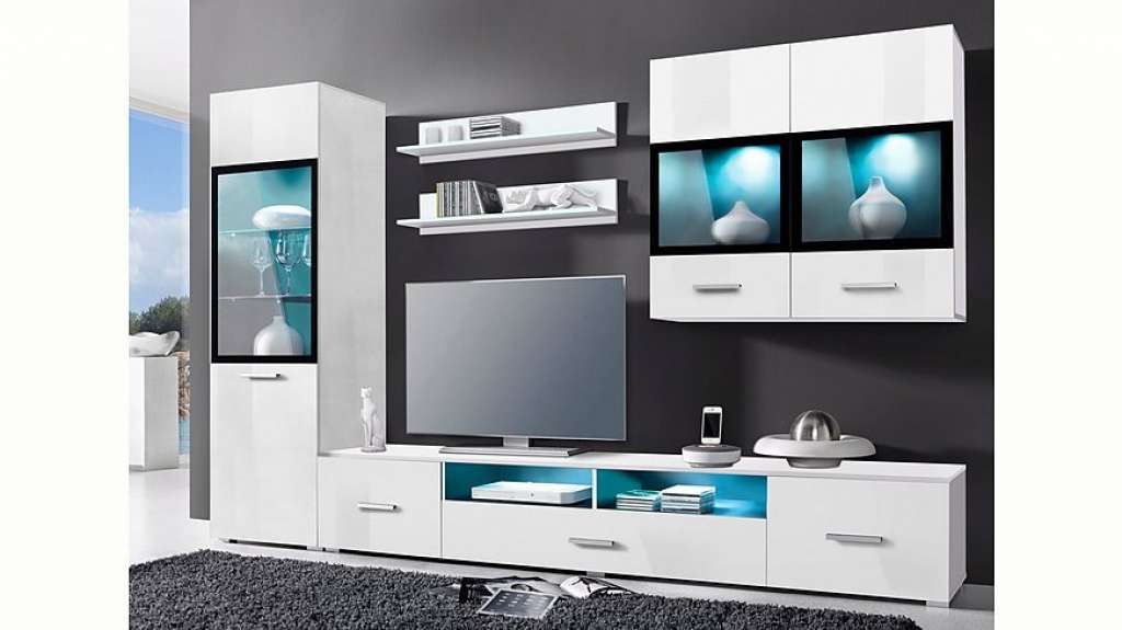 TRENDMANUFAKTUR Wohnwand, (Set, 5-tlg)