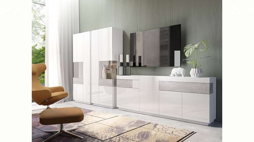 TRENDMANUFAKTUR Wohnwand »SILKE«, (Set, 3-tlg)