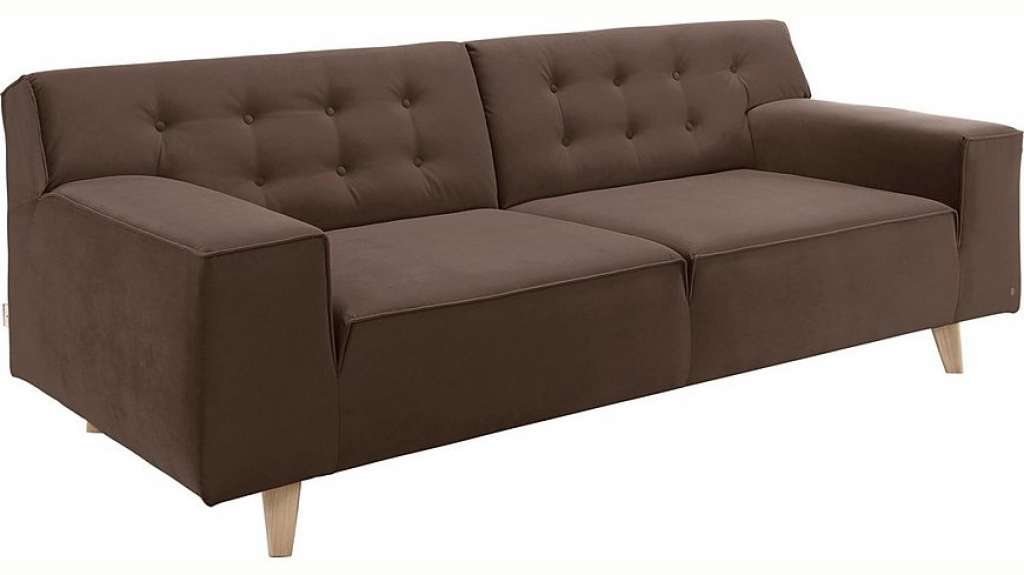 TOM TAILOR 2,5-Sitzer »NORDIC CHIC«, im Retrolook, Füße Buche natur