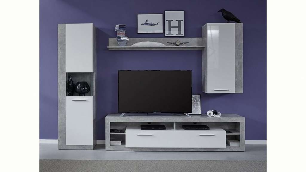 trendteam Wohnwand »Rock«, (Set, 4-tlg)