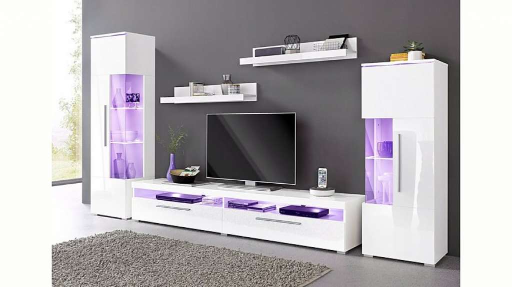 TRENDMANUFAKTUR Wohnwand, (Set, 5-tlg)