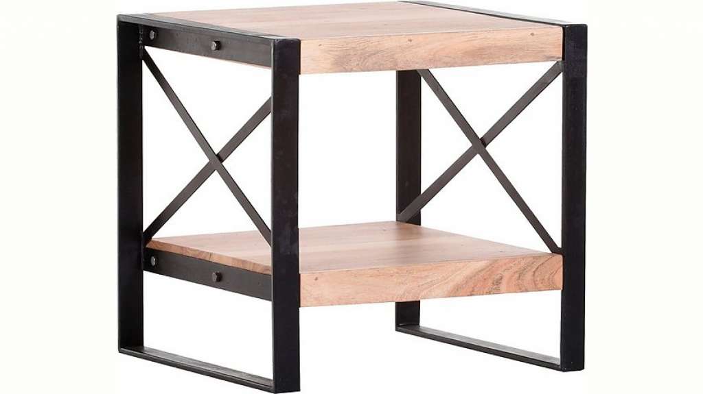 Gutmann Factory Beistelltisch »Downtown«, aus massivem Akazienholz, Breite 50 cm