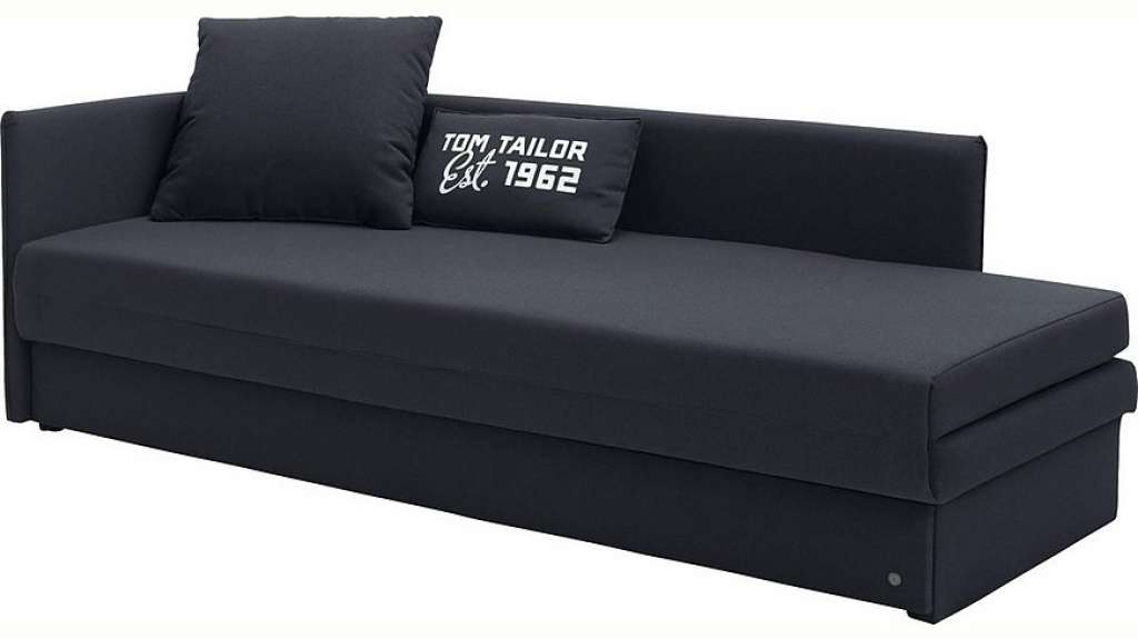 TOM TAILOR Schlafsofa »GUEST«, mit 2 Kissen, Lehne wahlweise links oder rechts