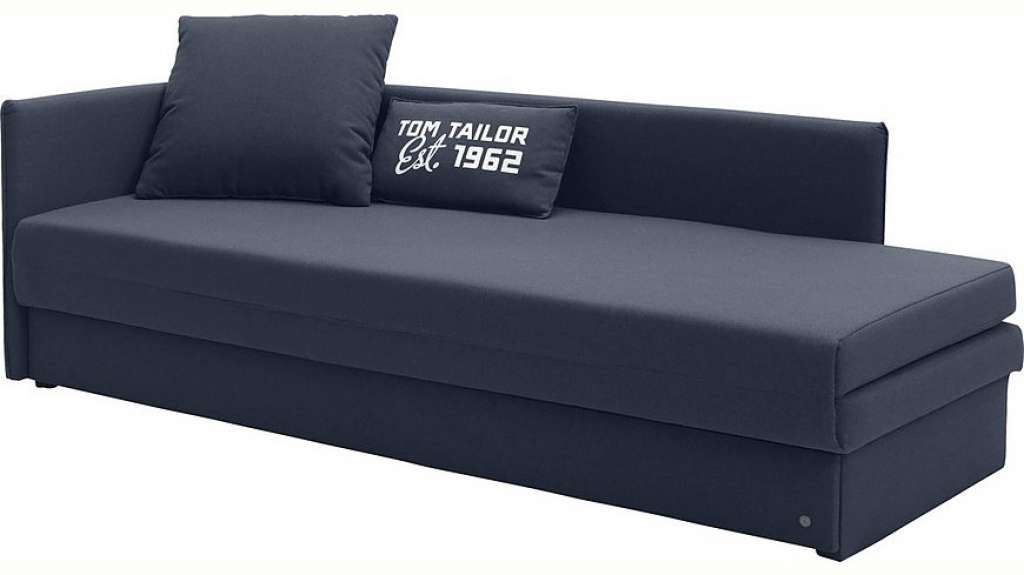 TOM TAILOR Schlafsofa »GUEST«, mit 2 Kissen, Lehne wahlweise links oder rechts