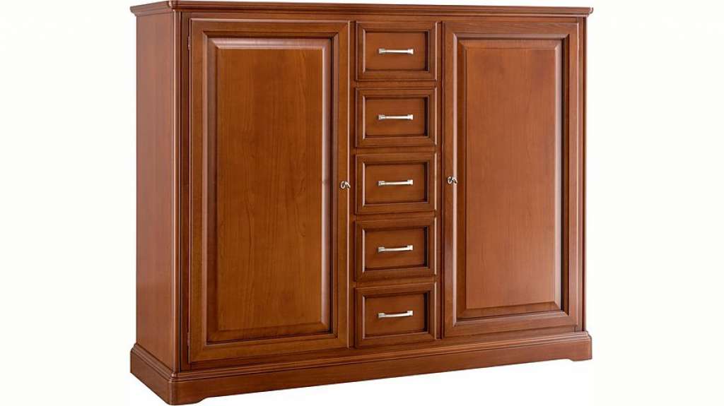 SELVA Highboard »Villa Cinquanta«, Modell 7572, Breite 155 cm, mit zwei Türen