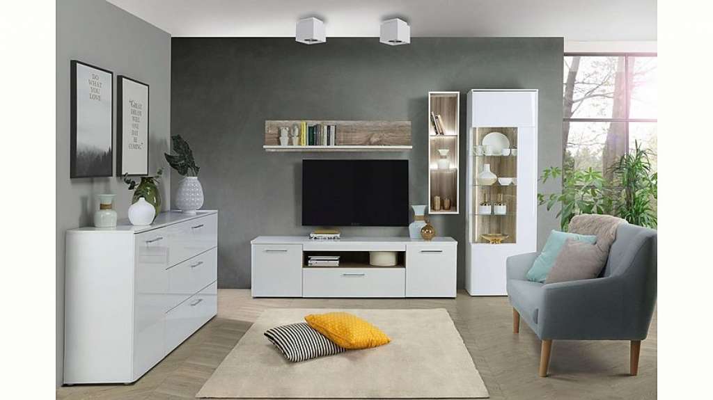 FORTE Wohnwand »BABILA«, (Set, 4-tlg)