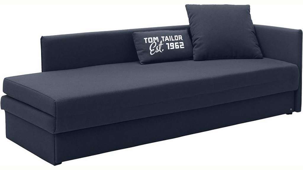 TOM TAILOR Schlafsofa »GUEST«, mit 2 Kissen, Lehne wahlweise links oder rechts
