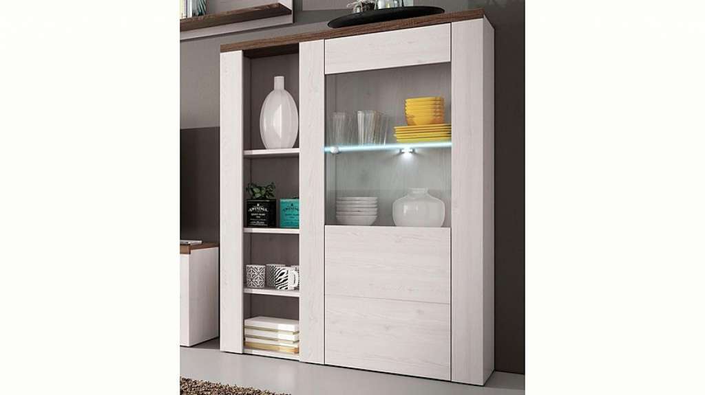 Vitrine, Höhe 145 cm