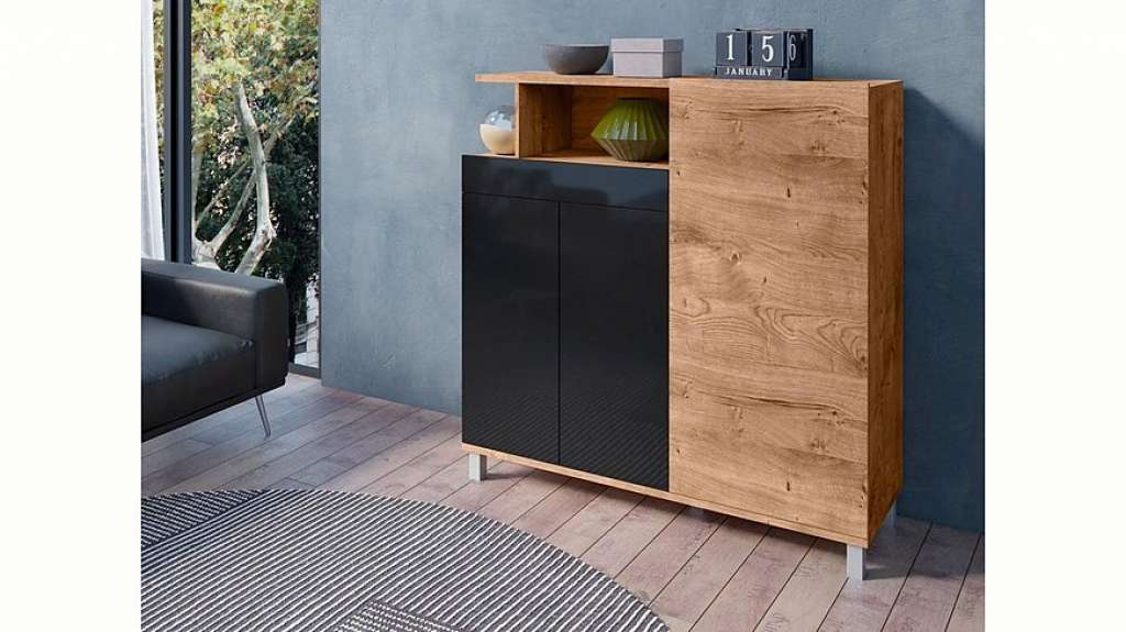 TRENDMANUFAKTUR Highboard, Breite 126 cm