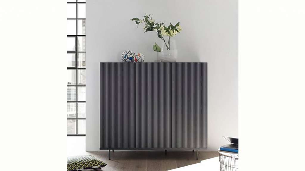 LC Highboard »Charme«, mit Siebdruck »Streifen«