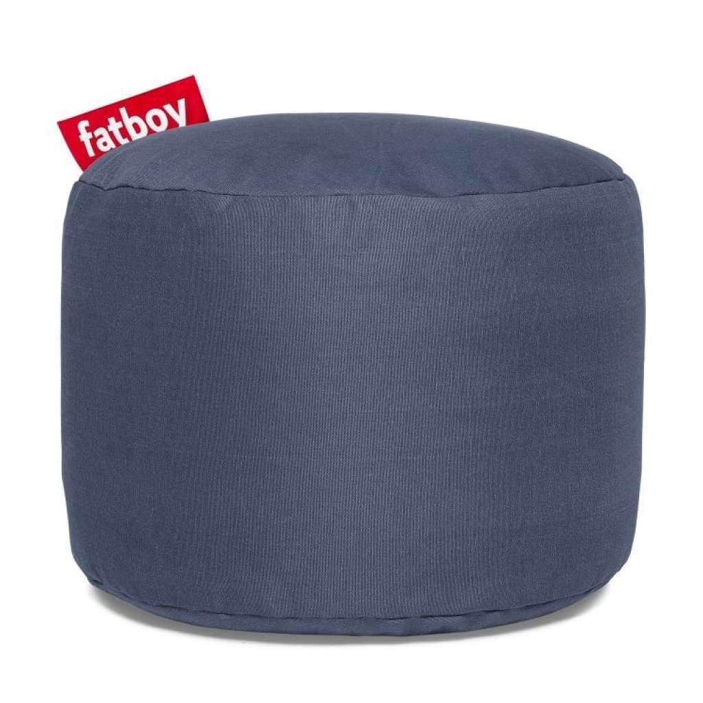 Fat boy - Point Stonewashed Pouf - Blue - outdoor