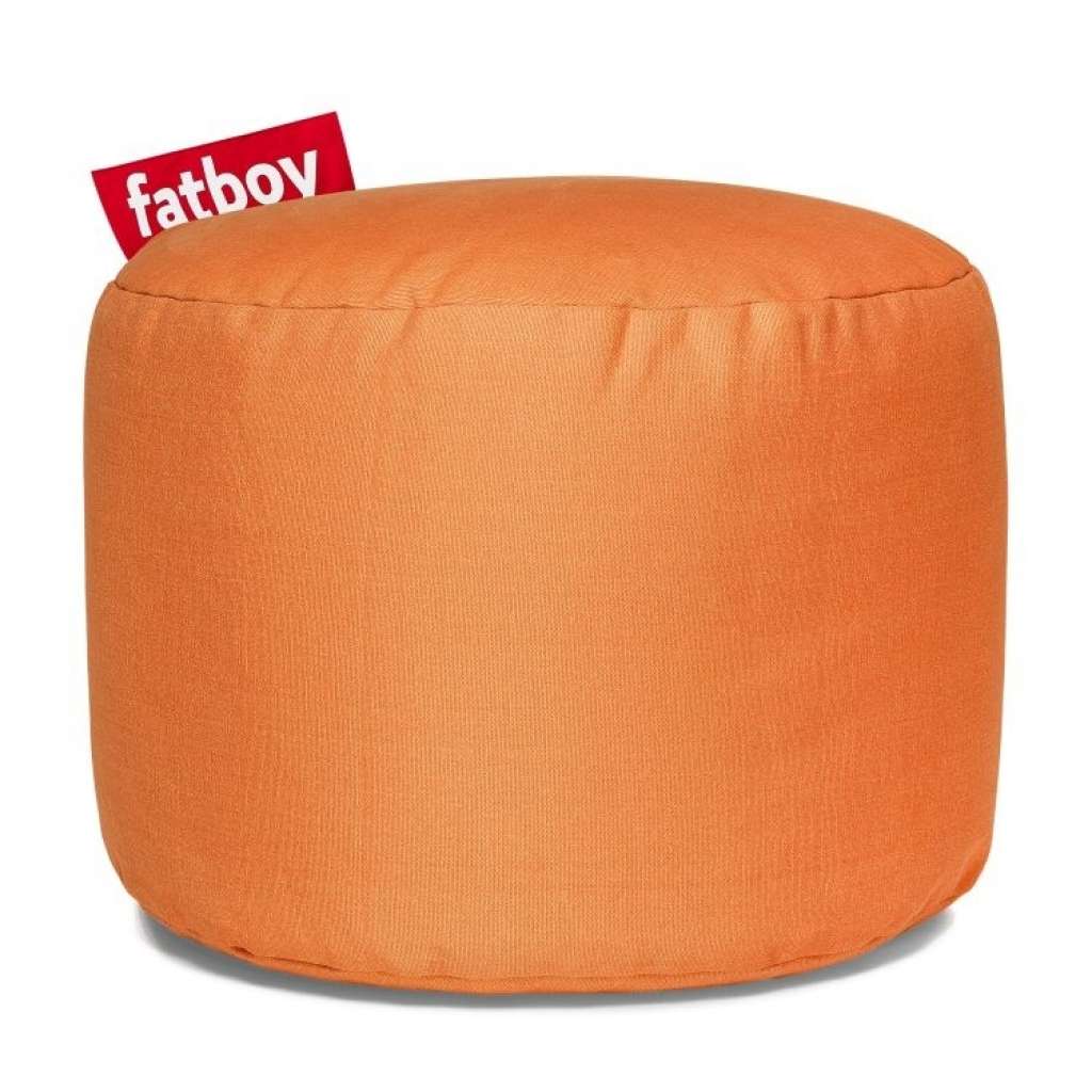 Fat boy - Point Stonewashed Pouf - Orange - outdoor