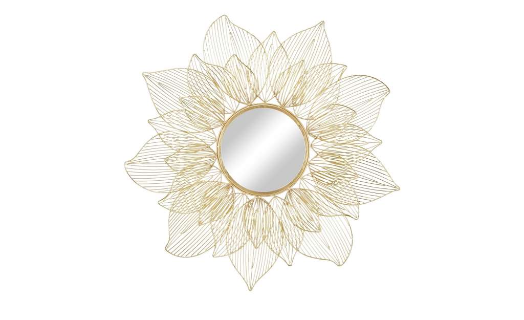 Spiegel ¦ gold ¦ Maße (cm): T: 2,5 Ø: [108.0] Dekoration > Spiegel - Höffner