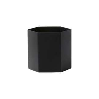 ferm LIVING - Hexagon Pot - Black - L - outdoor