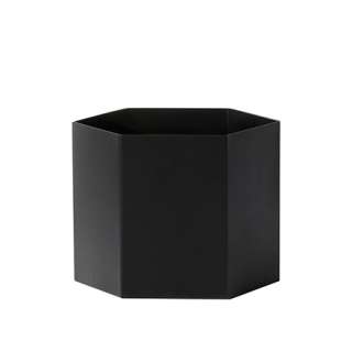 ferm LIVING - Hexagon Pot - Black - XL - outdoor