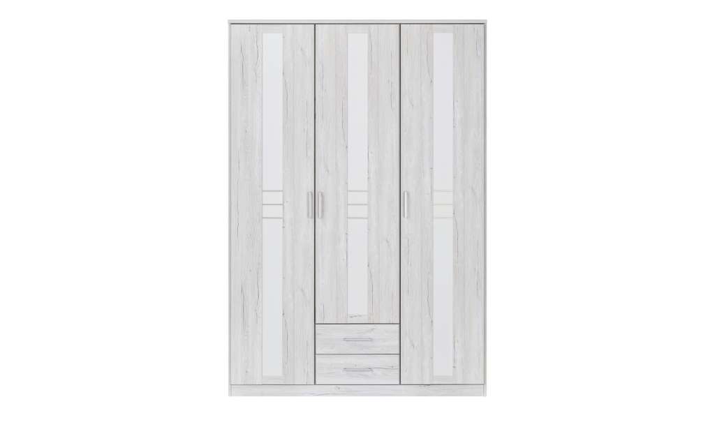 Kleiderschrank, 3-türig  Nick ¦ holzfarben ¦ Maße (cm): B: 135 H: 197 T: 58 Baby > Babymöbel > Babykleiderschränke - Höffner