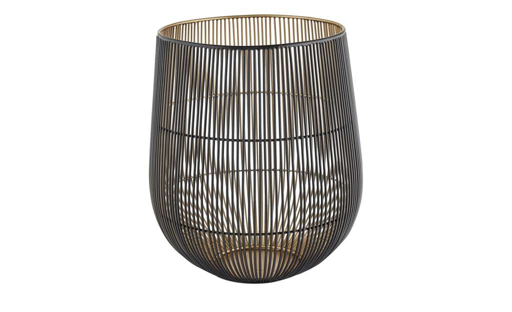 Windlicht ¦ gold ¦ Metall ¦ Maße (cm): H: 31 Ø: [25.0] Dekoration > Laternen & Windlichter - Höffner