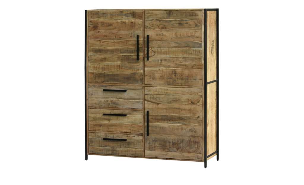 Highboard  Larone ¦ holzfarben ¦ Maße (cm): B: 125 H: 151 T: 40 Kommoden & Sideboards > Highboards - Höffner