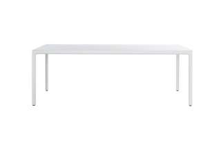 Tribù - Illum Esstisch 210 x 98 cm - 00 weiß - Gestell weiß - indoor